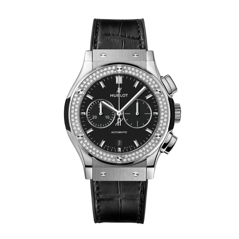 CLASSIC FUSION 42 MM CHRONOGRAPH TITANIUM DIAMONDS