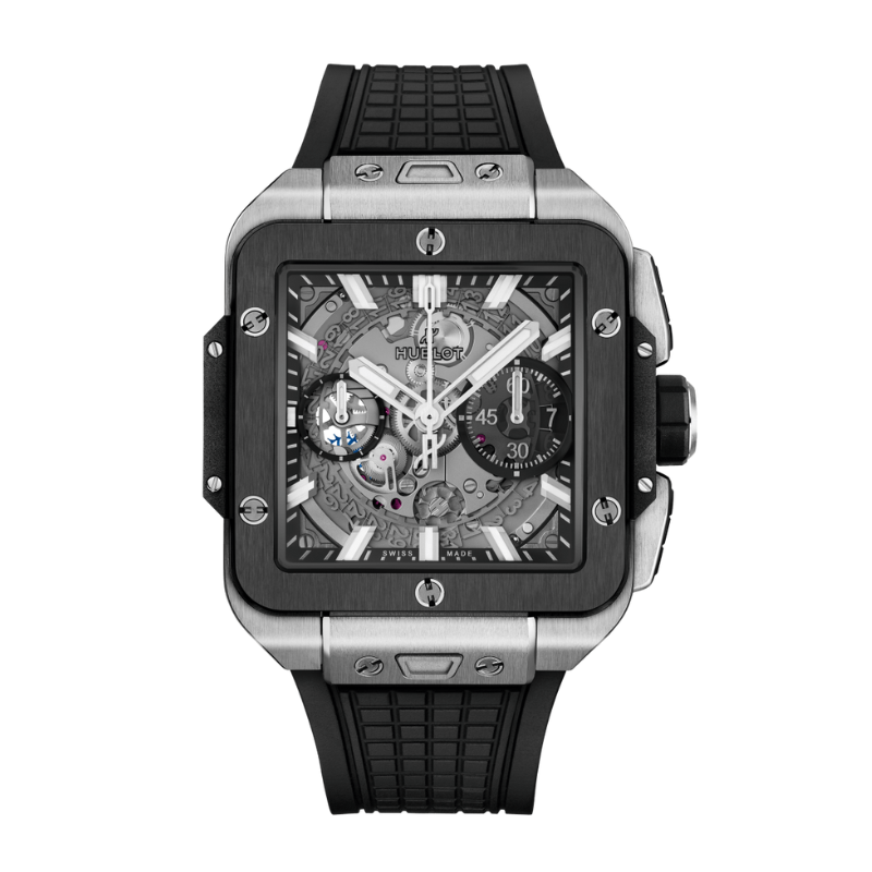 SQUARE BANG 42 MM UNICO TITANIUM CERAMIC