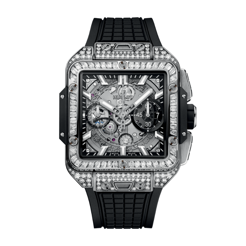 SQUARE BANG 42 MM UNICO TITANIUM JEWELLERY