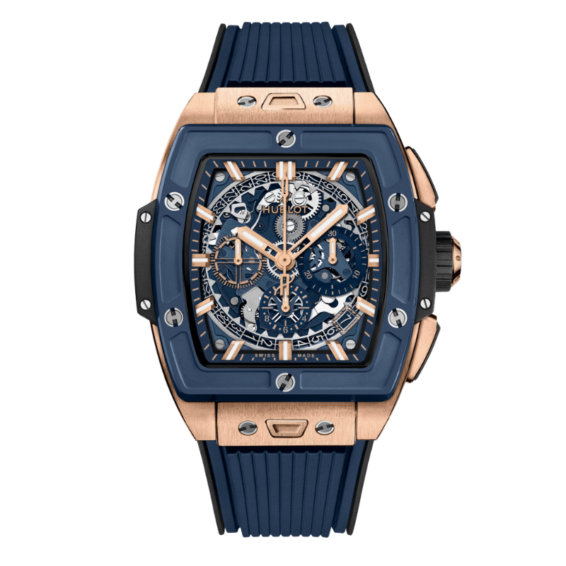 SPIRIT OF BIG BANG 42 MM KING GOLD BLUE CERAMIC