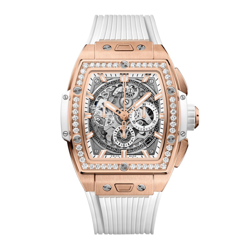 SPIRIT OF BIG BANG 42 MM KING GOLD WHITE DIAMONDS