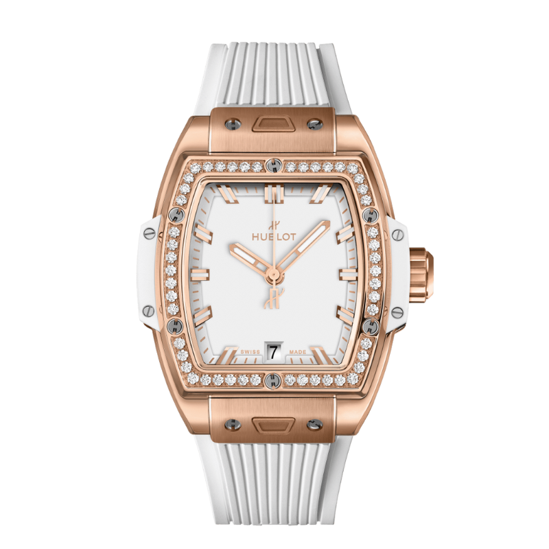 SPIRIT OF BIG BANG 39 MM KING GOLD WHITE DIAMONDS