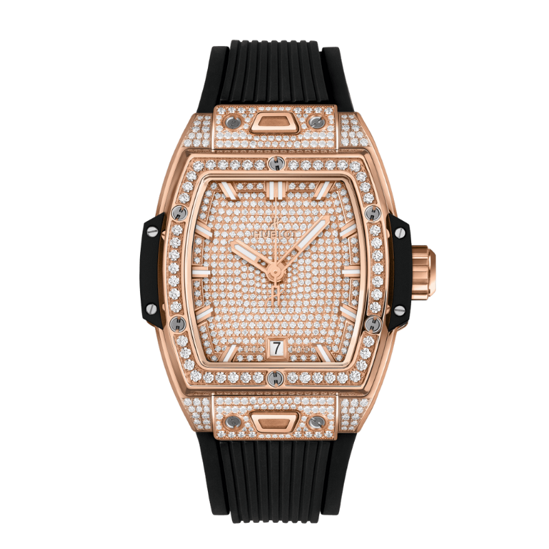 SPIRIT OF BIG BANG 39 MM KING GOLD FULL PAVÉ