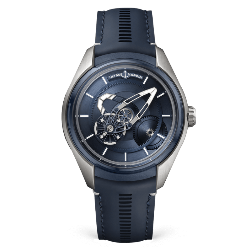 FREAK X 43 MM TITANIUM WITH BLUE DIAL