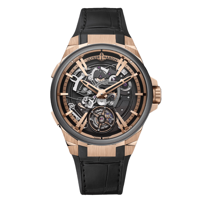 BLAST HOURSTRIKER 45 MM ROSE GOLD - TITANIUM WITH OPENWORKED DIAL