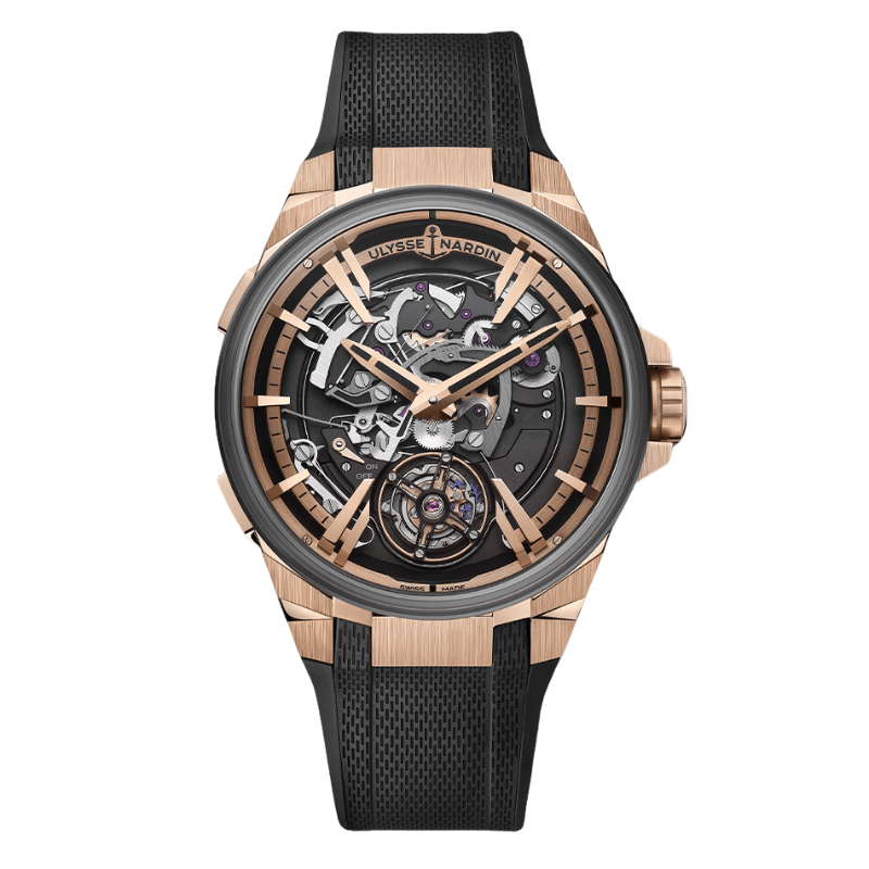 BLAST HOURSTRIKER 45 MM ROSE GOLD - TITANIUM WITH OPENWORKED DIAL