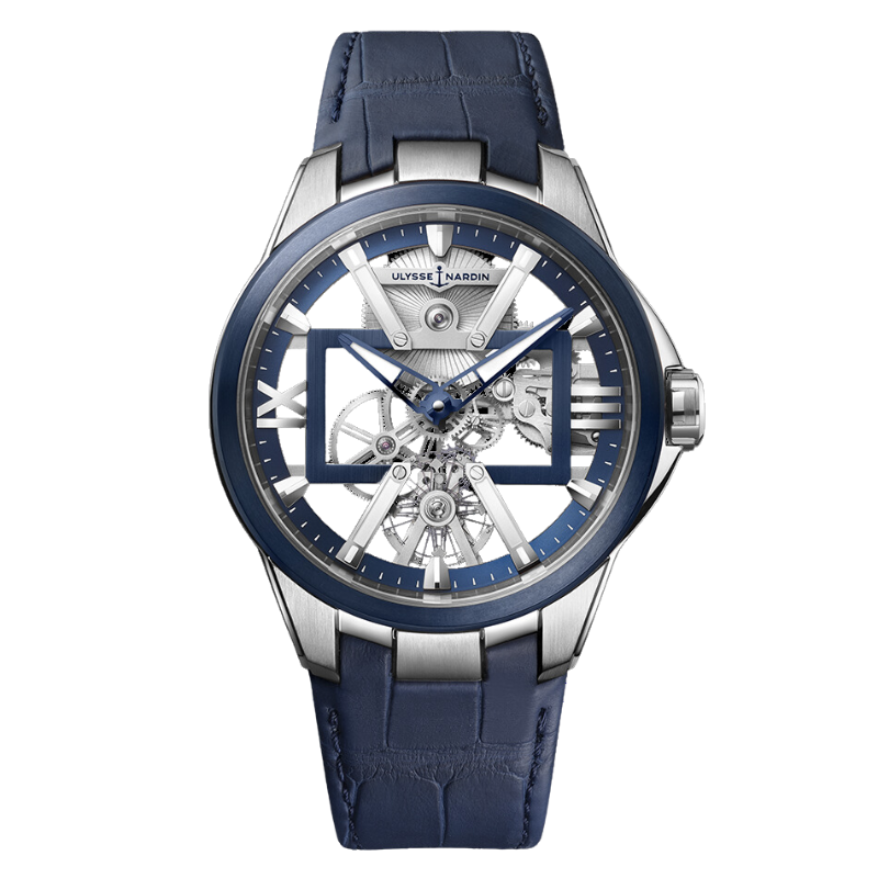 BLAST SKELETON X 42 MM TITANIUM WITH OPENWORKED DIAL