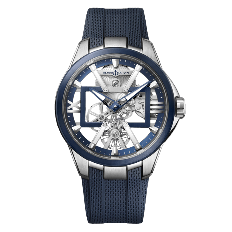 BLAST SKELETON X 42 MM TITANIUM WITH OPENWORKED DIAL