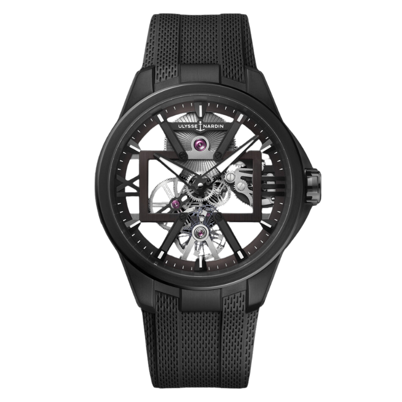 BLAST SKELETON X 42 MM TITANIUM WITH OPENWORKED DIAL