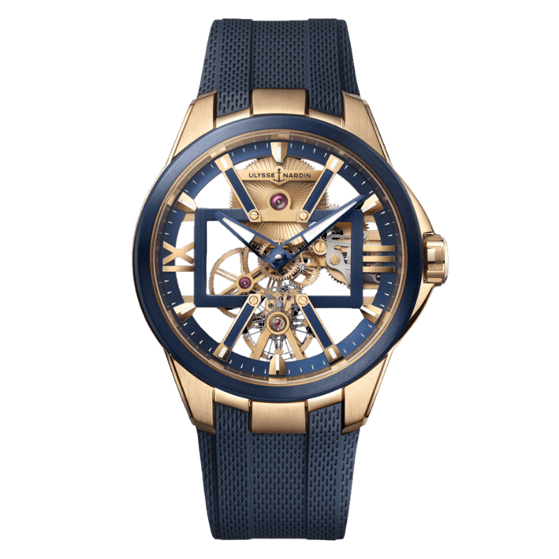 BLAST SKELETON X 42 MM ROSE GOLD WITH OPENWORKED DIAL