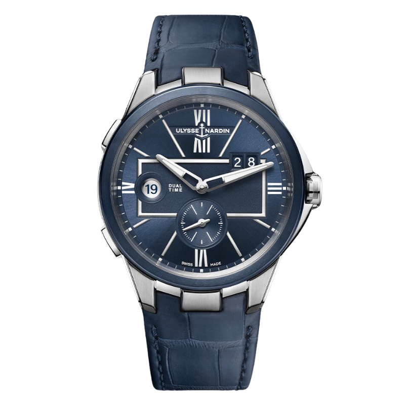 BLAST DUAL TIME 42 MM STAINLESS STEEL WITH BLUE DIAL
