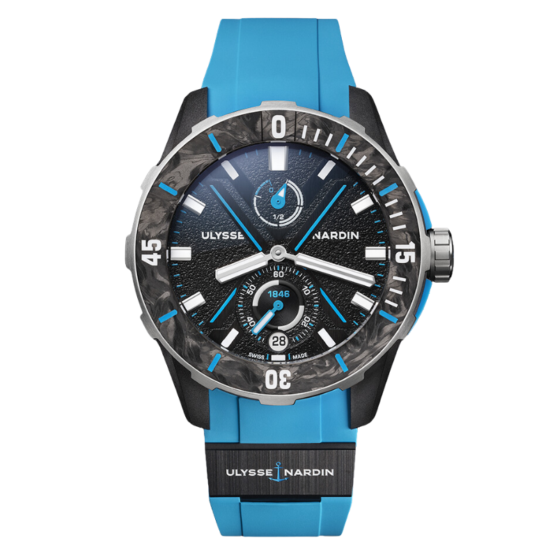 DIVER NET AZURE 44 MM STAINLESS STEEL WITH BLACK DIAL