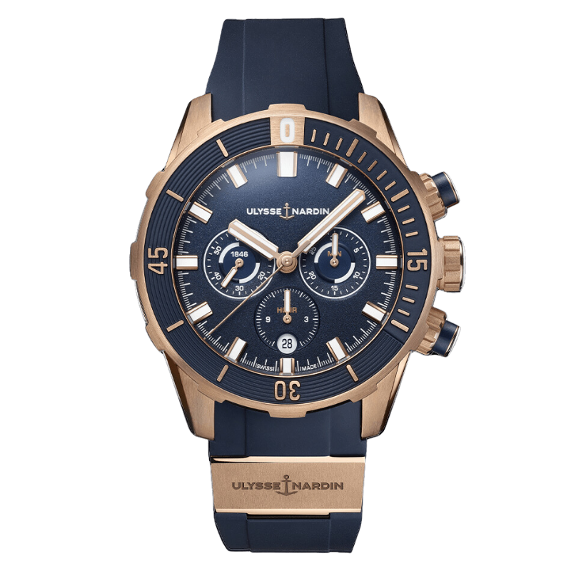 DIVER CHRONOGRAPH 44 MM ROSE GOLD WITH BLUE DIAL