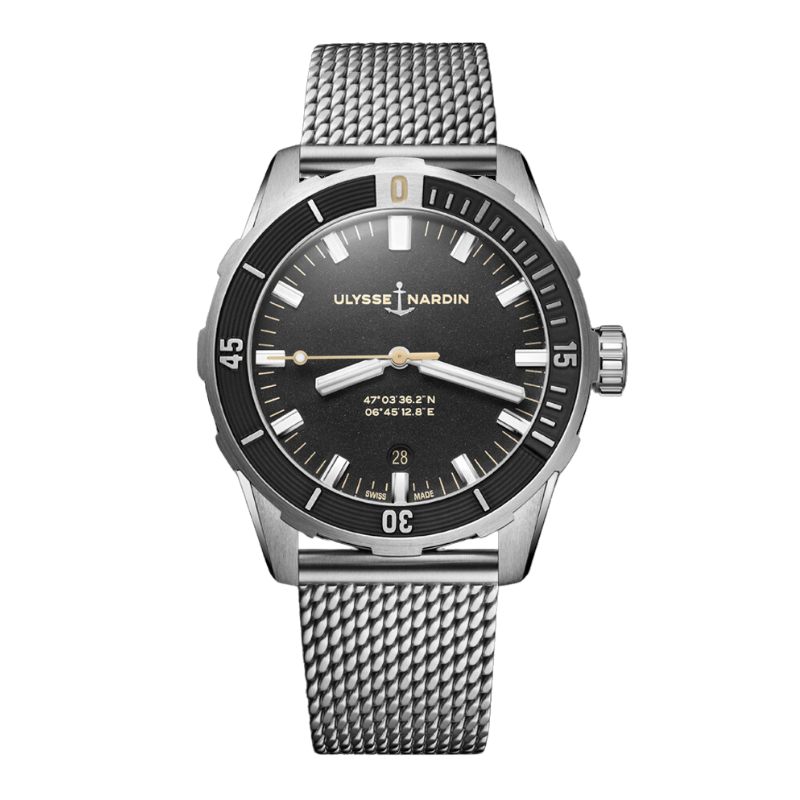 DIVER 42 MM STAINLESS STEEL WITH BLACK DIAL