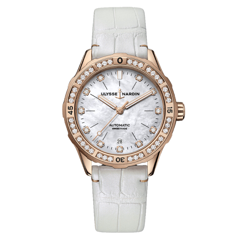 DIVER 39 MM ROSE GOLD WITH MOTHER OF PEARL DIAL