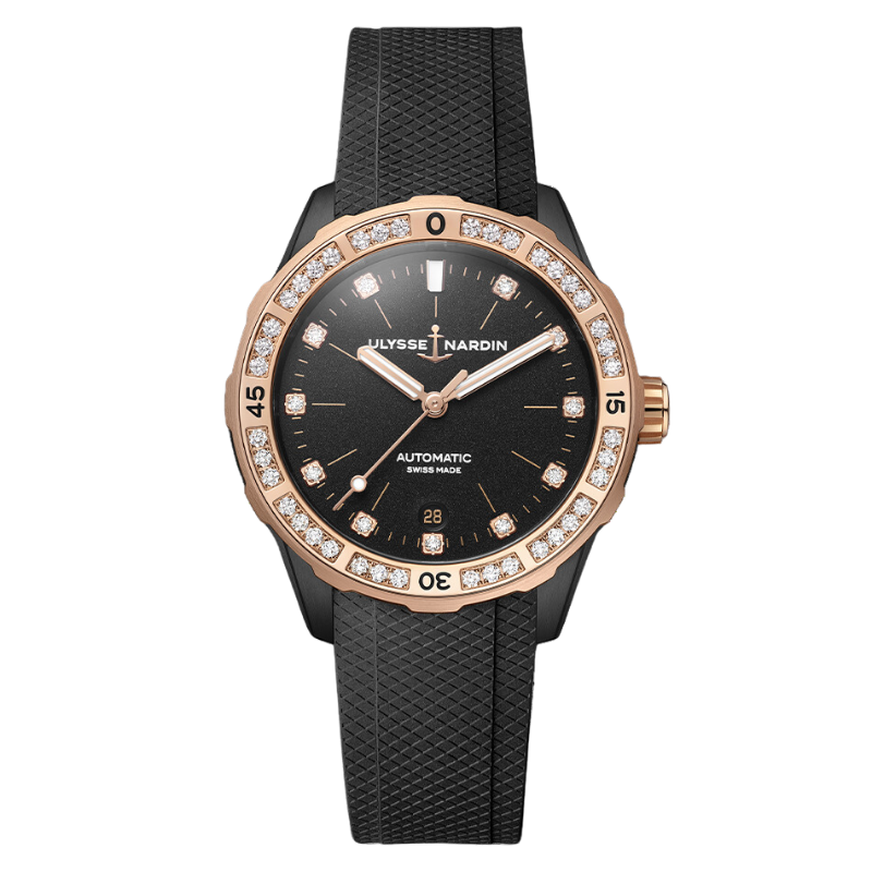 DIVER 39 MM ROSE GOLD WITH BLACK DIAL