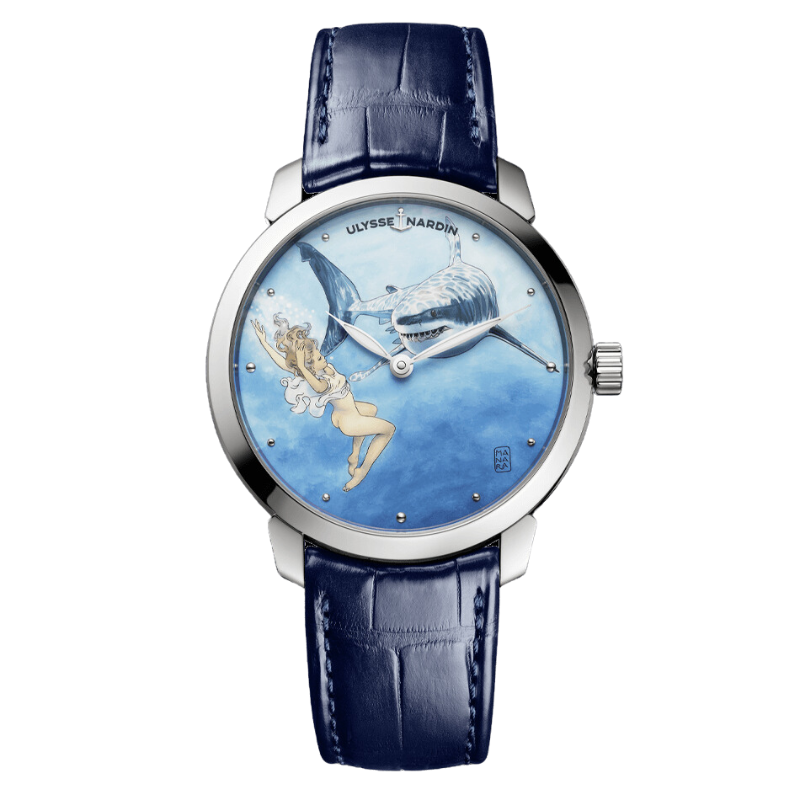 CLASSICO MANARA MANUFACTURE 40 MM STAINLESS STEEL WITH BLUE DIAL