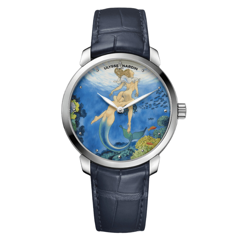 CLASSICO MANARA MANUFACTURE 40 MM STAINLESS STEEL WITH BLUE DIAL