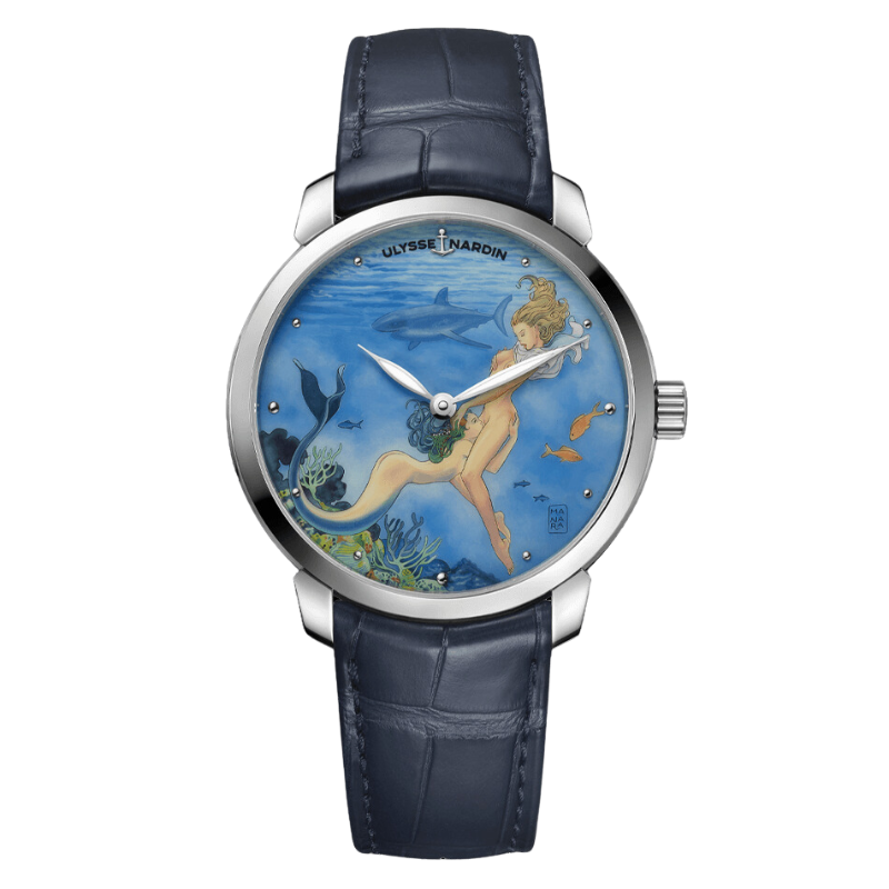 CLASSICO MANARA MANUFACTURE 40 MM STAINLESS STEEL WITH BLUE DIAL