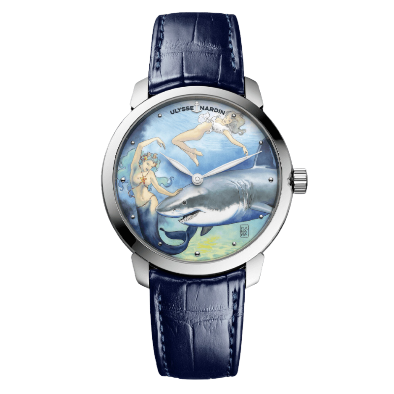 CLASSICO MANARA MANUFACTURE 40 MM STAINLESS STEEL WITH BLUE DIAL