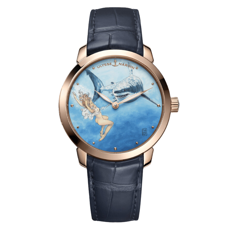 CLASSICO MANARA MANUFACTURE 40 MM ROSE GOLD WITH BLUE DIAL