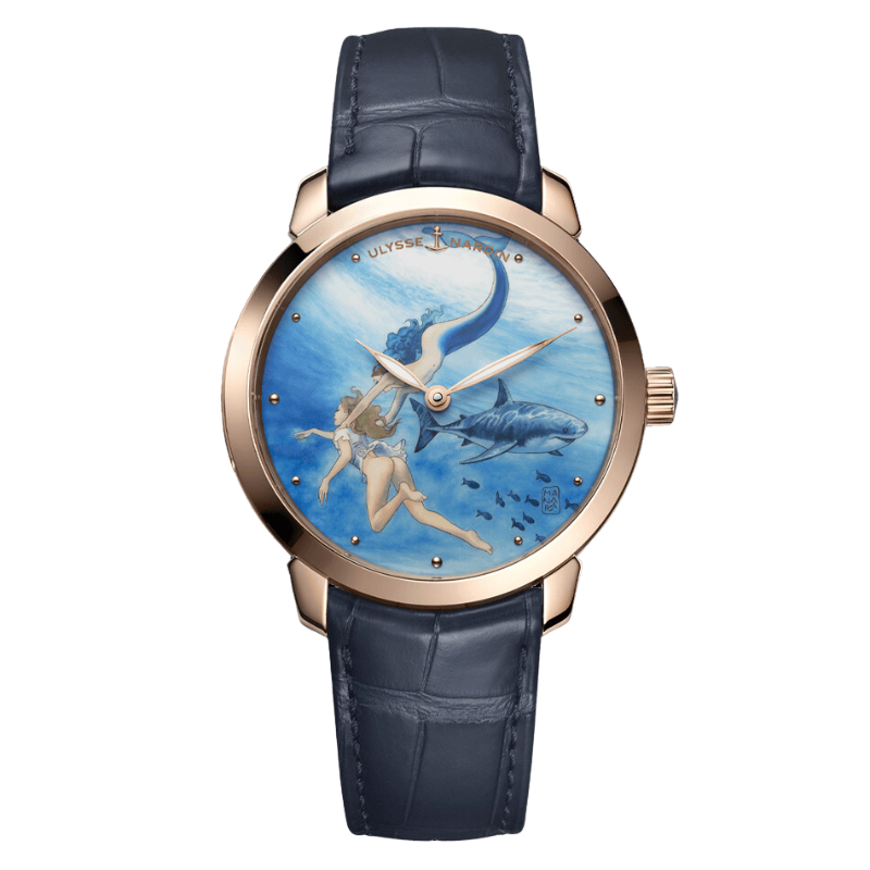 CLASSICO MANARA MANUFACTURE 40 MM ROSE GOLD WITH BLUE DIAL