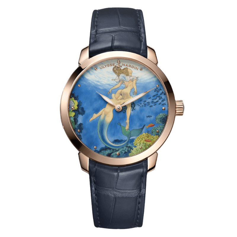 CLASSICO MANARA MANUFACTURE 40 MM ROSE GOLD WITH BLUE DIAL