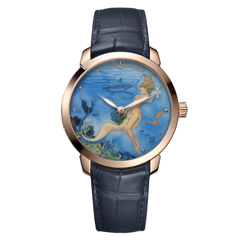 CLASSICO MANARA MANUFACTURE 40 MM ROSE GOLD WITH BLUE DIAL