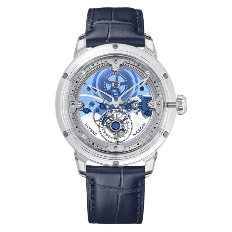 GRAND BLEU 44 MM SAPPHIRE WITH OPENWORKED DIAL