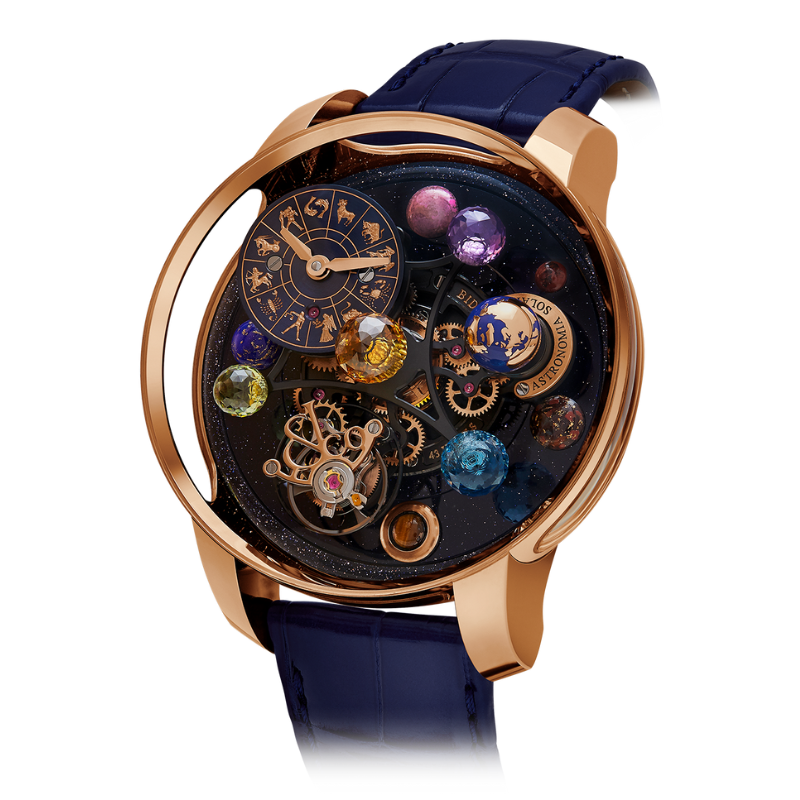 ASTRONOMIA SOLAR PLANETS - ZODIAC 43 MM 18K ROSE GOLD WITH OPENWORKED DIAL
