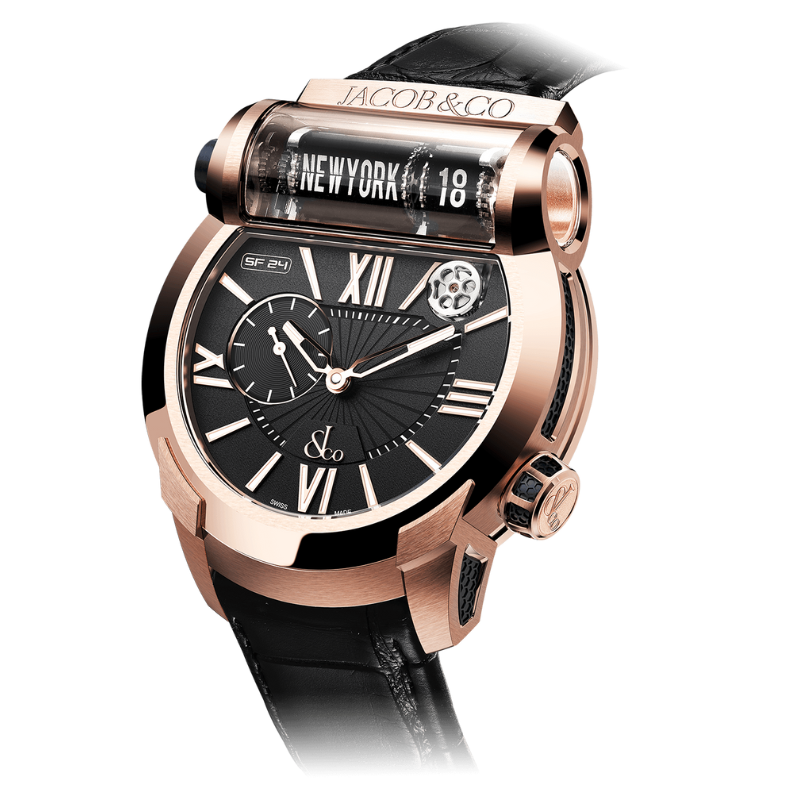 EPIC SF24 ROSE GOLD 45 MM 18K ROSE GOLD WITH BLACK ANTHRACITE DIAL