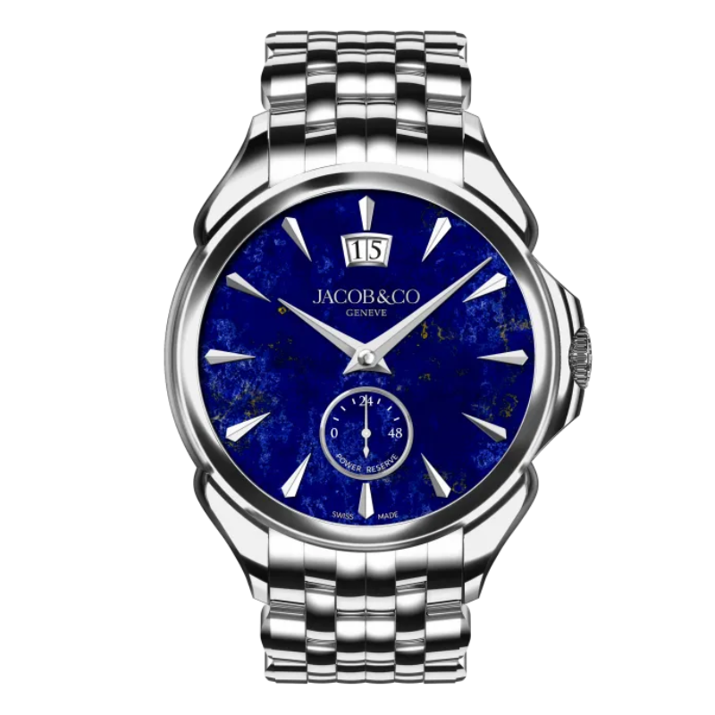 PALATIAL CLASSIC MANUAL BIG DATE - STAINLESS STEEL (LAPIS LAZULI) BRACELET 42 MM STAINLESS STEEL WITH BLUE DIAL