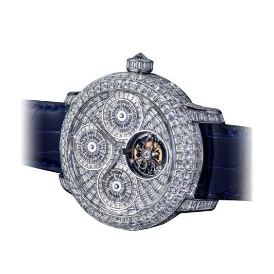 Caviar tourbillon diamond top bracelet