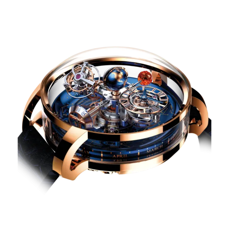 ASTRONOMIA SKY ROSE GOLD RUBY 47 MM 18K ROSE GOLD WITH OPENWORKED DIAL