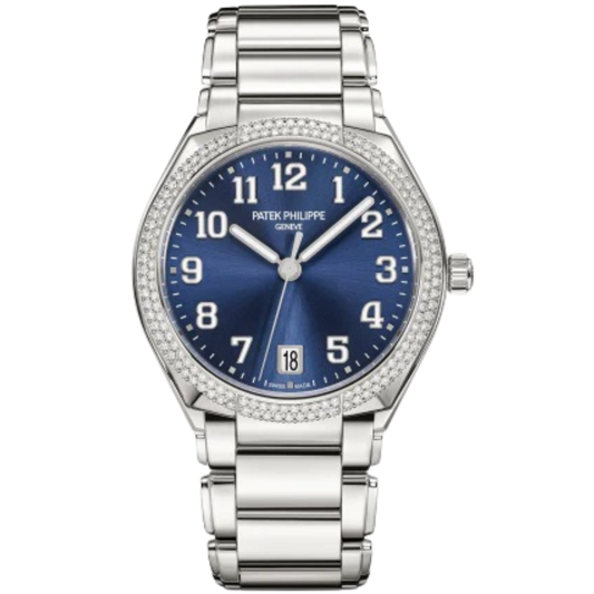 Patek Philippe Twenty-4 Ref. 7300/1200A-001 Stainless Steel Blue Dial Diamond Bezel