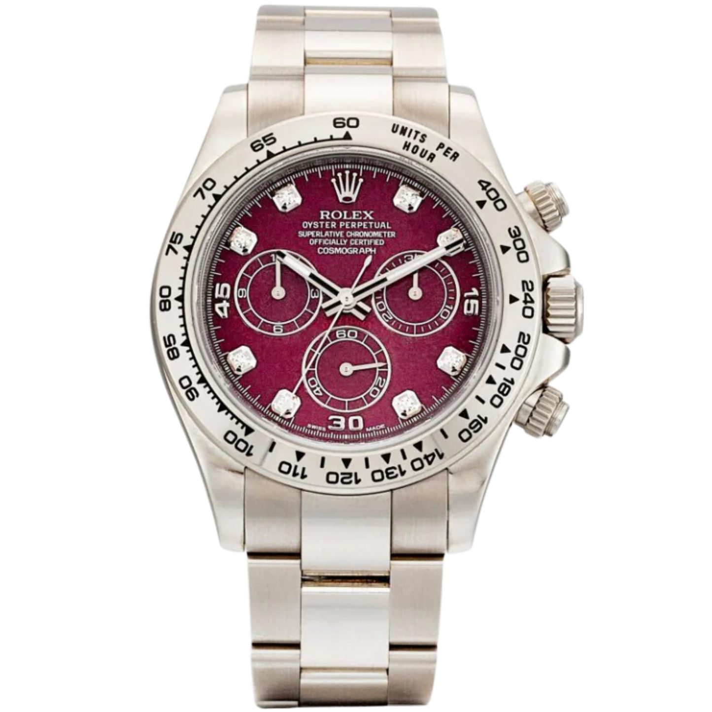 Rolex Daytona Ref. 116509G Rubellite Diamond Dial