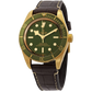 Tudor Ref. M79018V-0001 Black Bay 41 Yellow Gold Green Dial with Green Strap