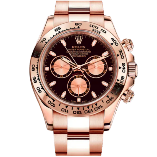 Rolex Daytona Ref. 116505 Rose Gold, Champagne Dial, Black Subdials