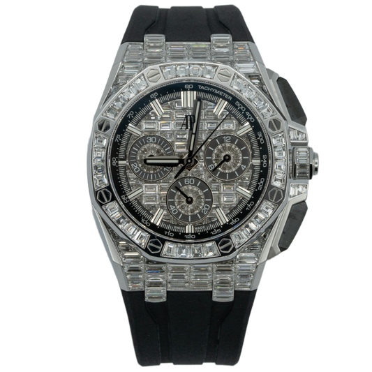 Audemars Piguet Royal Oak Offshore Ref. 26425BC.ZZ.D002CA.02 43MM White Gold Full Factory Baguette Setting
