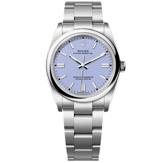 Rolex Oyster Perpetual Ref. 126000 36mm Stainless Steel Lavender Dial