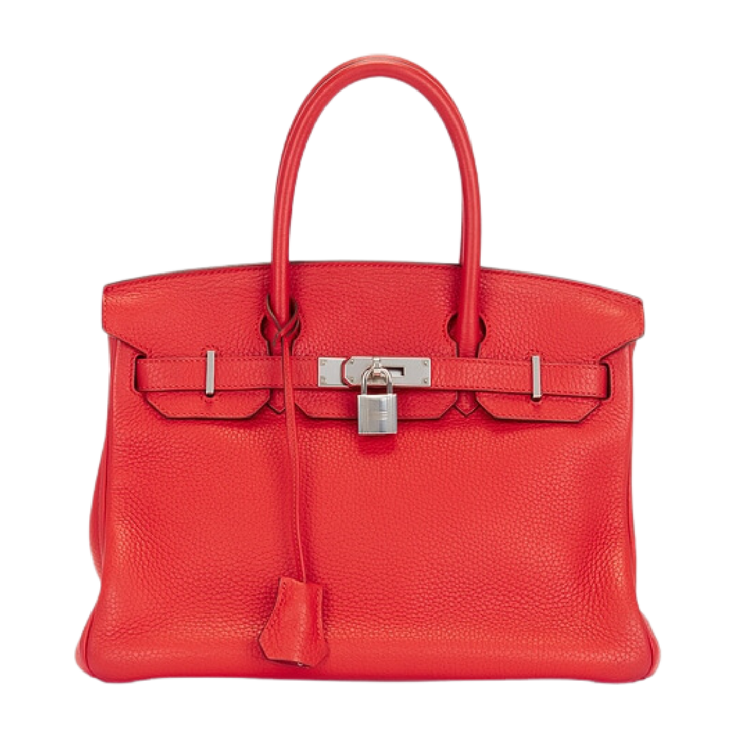 Hermes Birkin 30 Rouge Casaque Clemence Leather