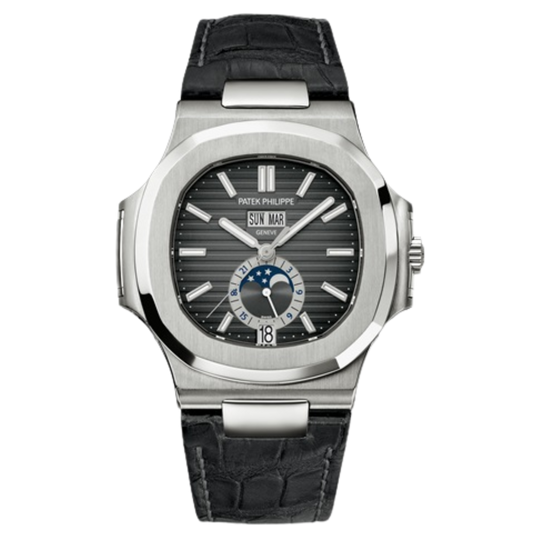 Patek Philippe Nautilus Ref. 5726A Stainless Steel on Leather