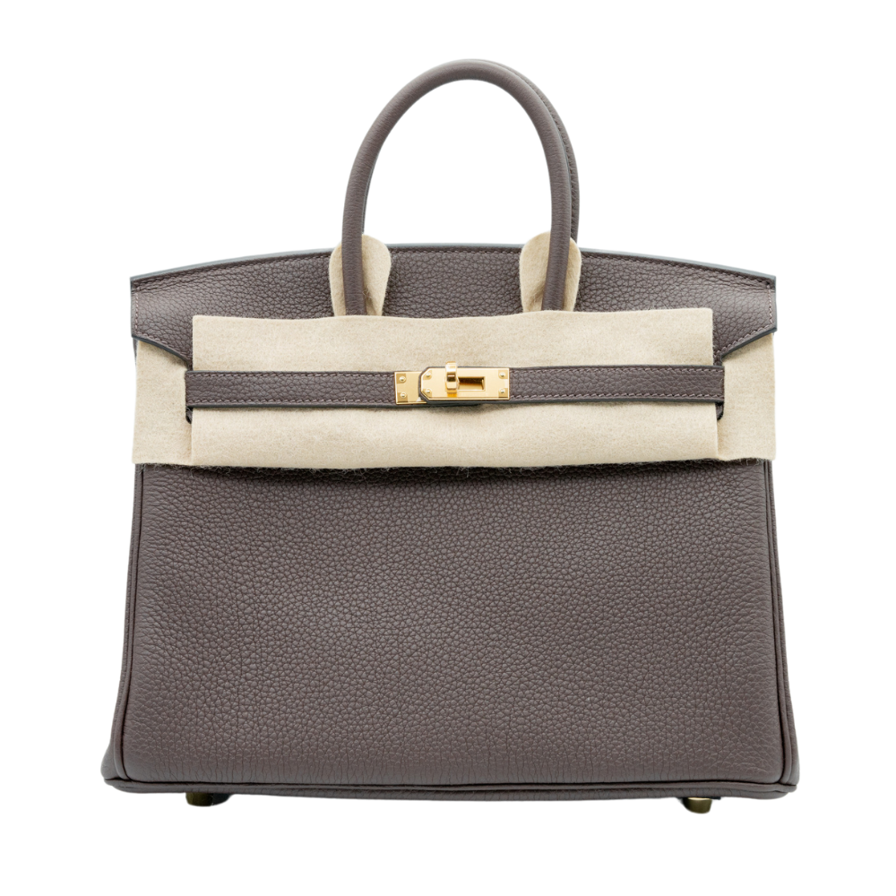 Hermes Birkin 25 Veau Black Dark Brown GHW 2024