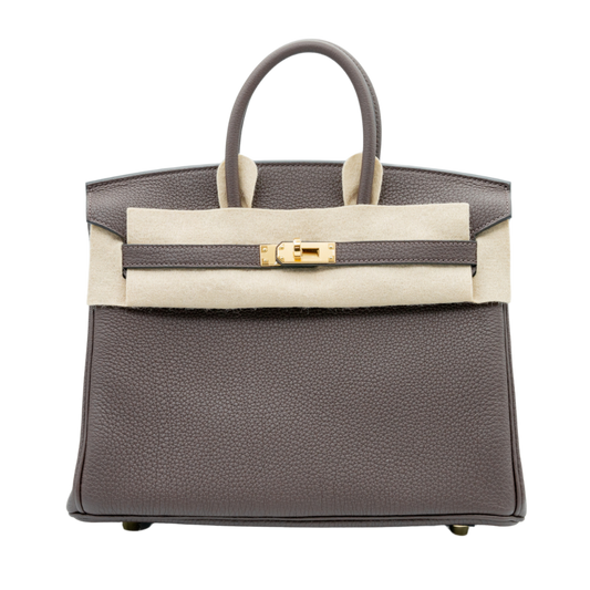 Hermes Birkin 25 Veau Black Dark Brown GHW 2024