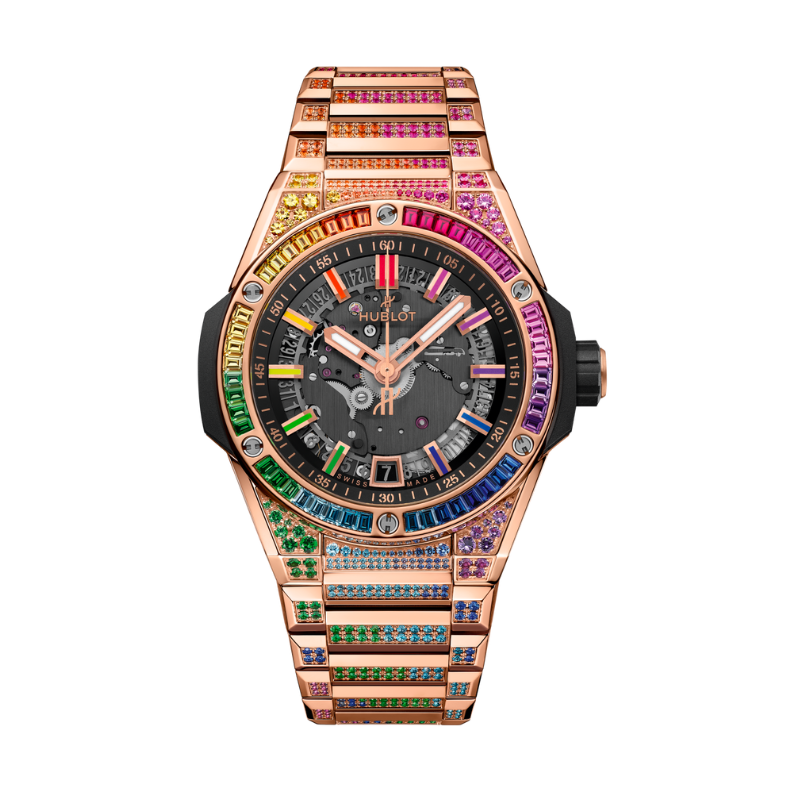 Big Bang 40mm INTEGRATED TIME ONLY KING GOLD RAINBOW