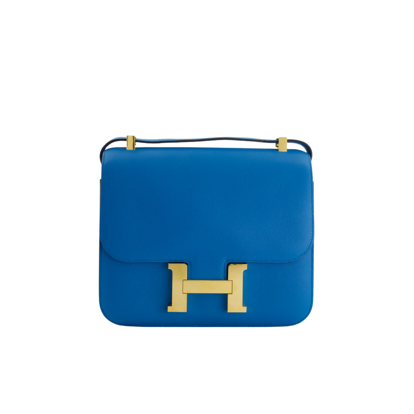 Hermes Constance 24 Bleu Mykonos Evercolor Leather