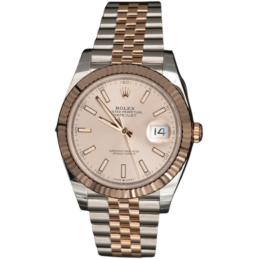 Rolex Datejust Ref. 126331 Rose Gold Sundust Dial