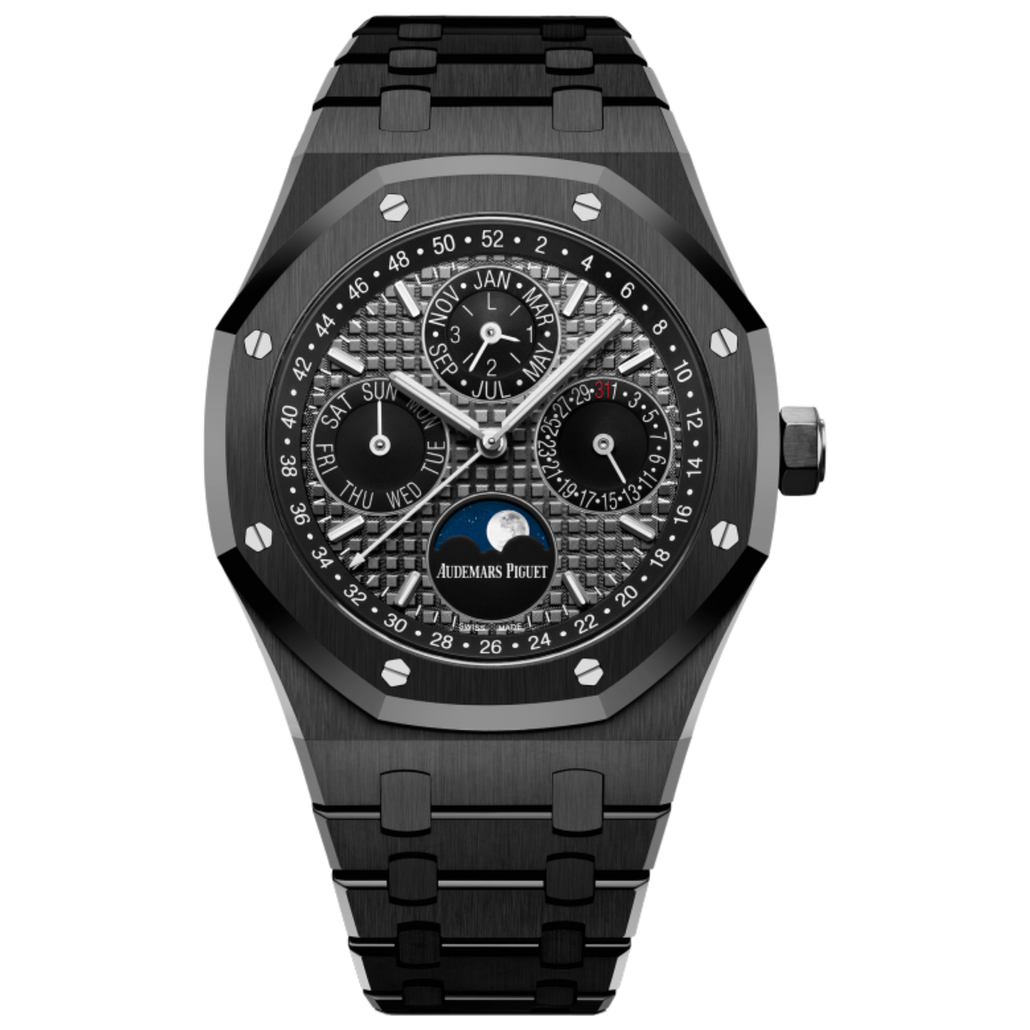 Audemars Piguet Royal Oak Perpetual Calendar Ref. 26579CE.OO.1225CE.01 41MM Black Ceramic Slate Grey Dial