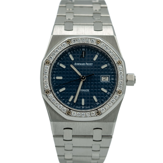 Audemars Piguet Royal Oak Ref. 15000ST.OO.0789ST.06 31mm Stainless Steel Factory Gem Set Bezel