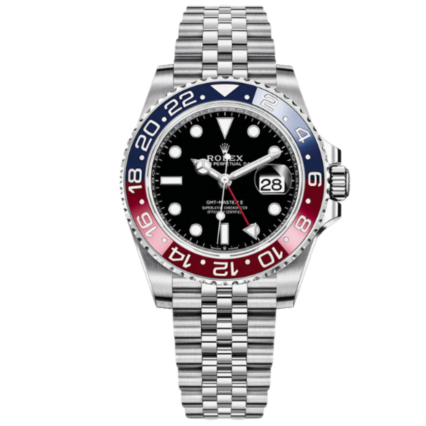 Rolex GMT Pepsi Ref. 126710BLRO GMT Pepsi on Jubilee Bracelet